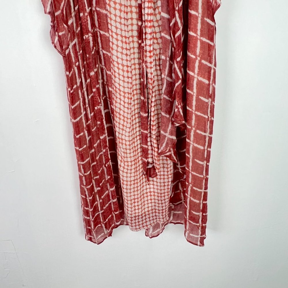 NWT Anthropologie Hiche Emery Ruffled Dress Shift Size Small S NEW N2109 - Picture 4 of 13